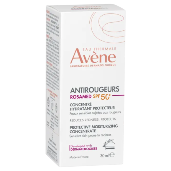 Antirougeurs Rosamed SPF50+ konzentrierte feuchtigkeitsspendende Schutzcreme Avène - Pumpflasche mit 30ml
