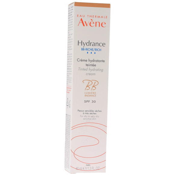 Emulsion Getönte Feuchtigkeitspflege Reichhaltig Hydrance BB Licht Avène - Tube von 40 ml