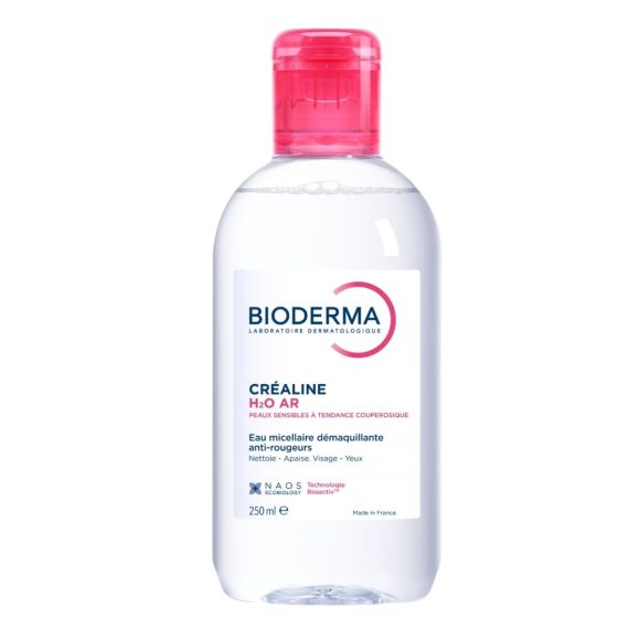 Mizellenwasser Créaline H2O AR gegen Rötungen Bioderma - Flasche mit 250 ml