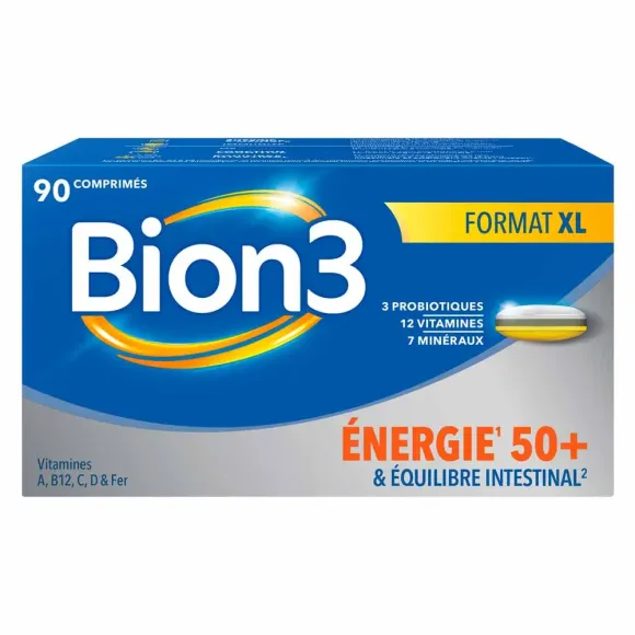 Bion 3 Energie 50+ - Packung mit 90 Tabletten