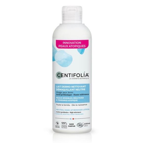 Neutrale Bio-Reinigungsmilch Centifolia - 200ml Flasche