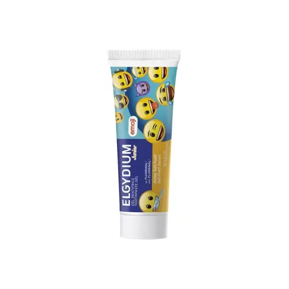 Emoji Zahnpasta tutti frutti 7/12 Jahre Elgydium Junior - Tube mit 50ml