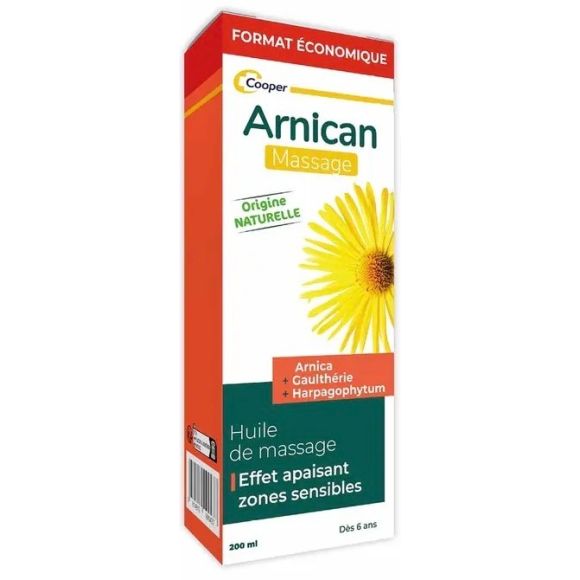 Arnican Massageöl Cooper - Flasche mit 200 ml