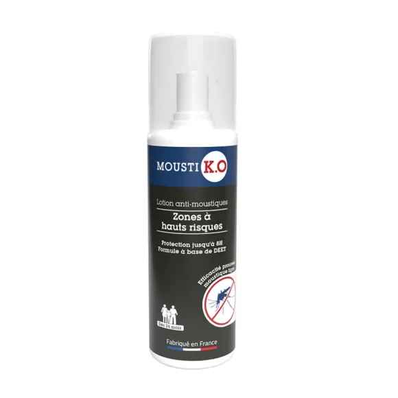 Mousti K.O. Mückenabwehrlotion Marke Grün - Spray mit 100 ml