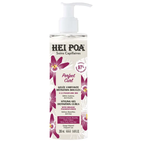 Perfect Curl Styling Gel für definierte Locken Hei Poa - Pumpflasche mit 250 ml