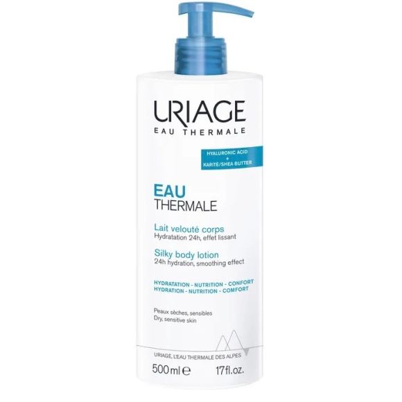 Velours Körpermilch Uriage - Pumpflasche mit 500 ml