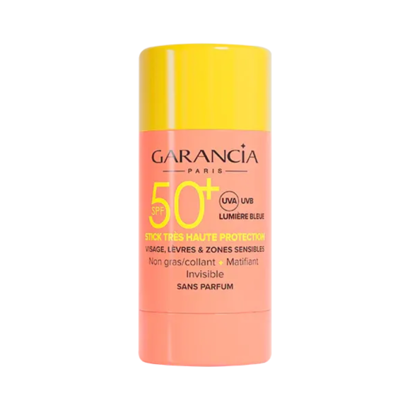 Unsichtbarer Sonnenschutzstick für das Gesicht SPF50+ Garancia - Stick mit 15g