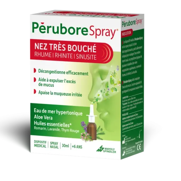 Pérubore Nasenspray bei stark verstopfter Nase - 30ml Flasche