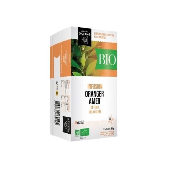 BIO Bitterorange-Infusion Entspannung-Relaxation Dayang - Box mit 20 Beuteln