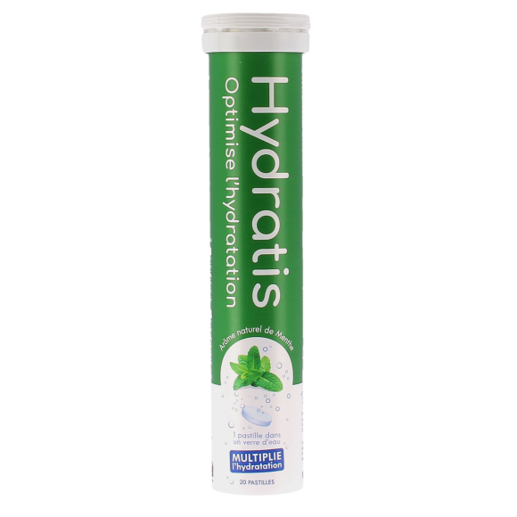 Hydratis - Lösung zur Hydratation mit Minzgeschmack - Tube mit 20 Brausetabletten