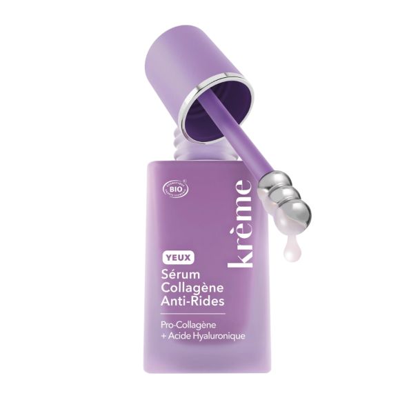 Bio-Creme Anti-Falten Augen Kollagenserum - 15ml Flasche
