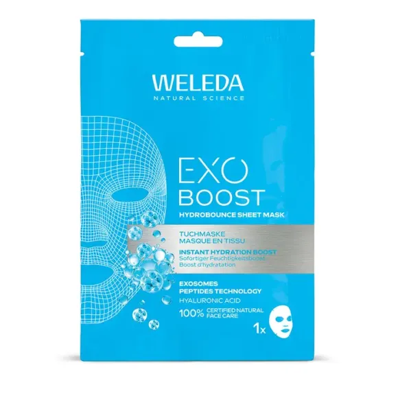 Exo Boost Hydrobounce Tuchmaske Weleda - eine Maske