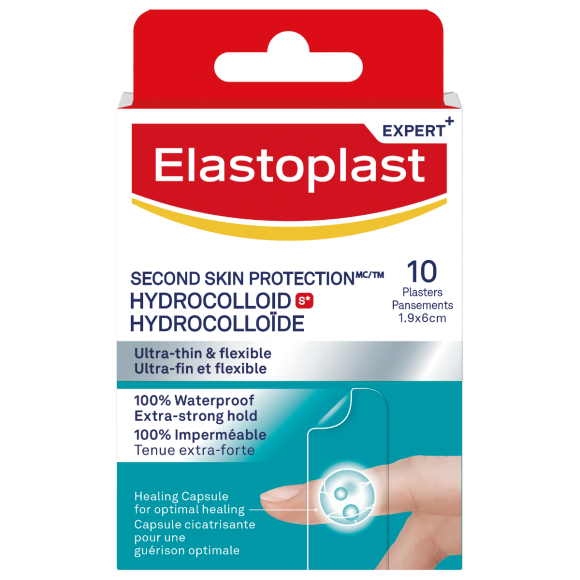 Hydrocolloid-Schutzpflaster Second Skin Elastoplast - Packung mit 10 Pflastern