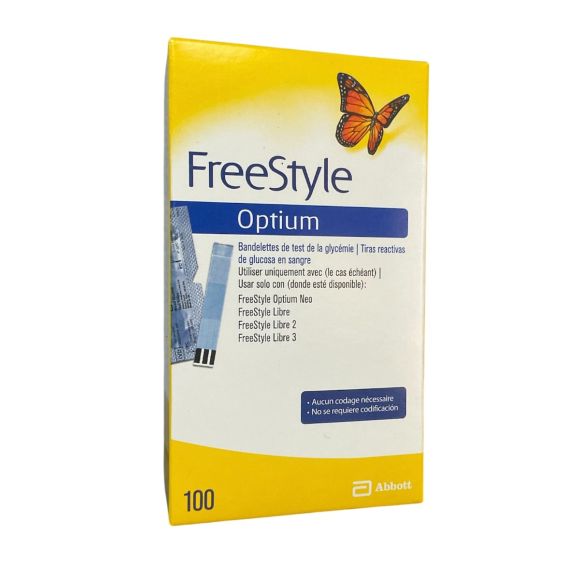 Freestyle Optium - Packung mit 100 Teststreifen