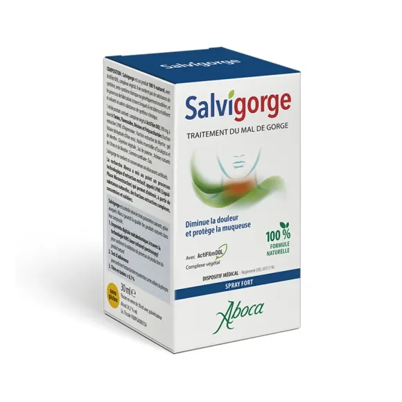 Salvigorge Spray starke Halsschmerzen Aboca - Spray von 30ml