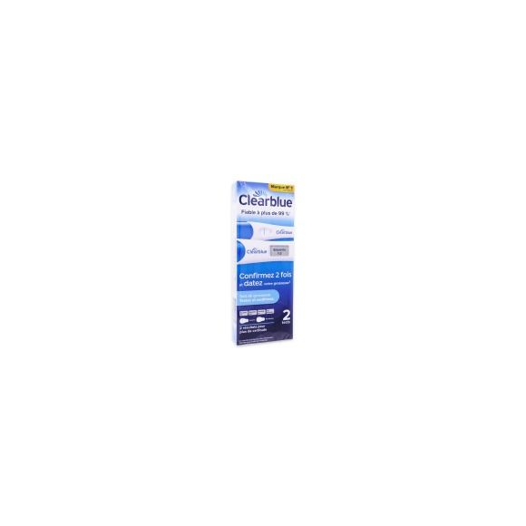 Schwangerschaftstest 2in1 Clearblue - Packung mit 1 Test