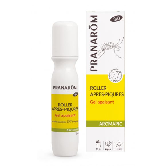 Roller Gel zur Linderung von Stichen bio Aromapic Pranarôm - Roll-on mit 15ml
