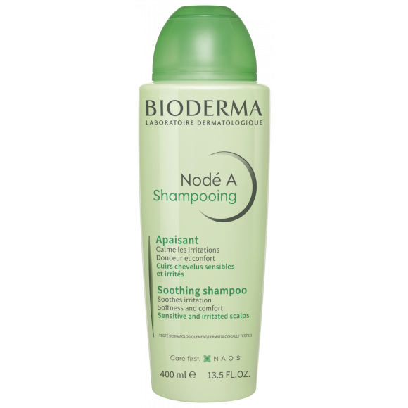 Nodé A beruhigendes Shampoo für empfindliche und gereizte Kopfhaut Bioderma - Flasche mit 400 ml