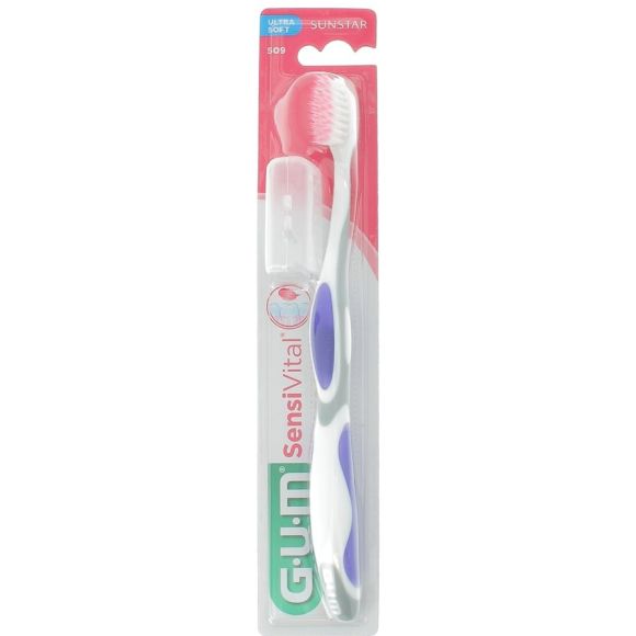 Zahnbürste Sensivital Sunstar ultra weich Gum - eine Zahnbürste