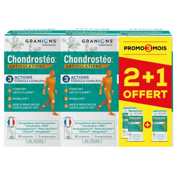 Chrondrosteo 3-Monats-Programm Granions - Packung mit 270 Tabletten