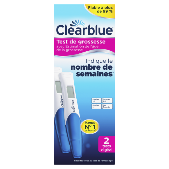 Clearblue digitaler Schwangerschaftstest - Packung mit 2 Tests
