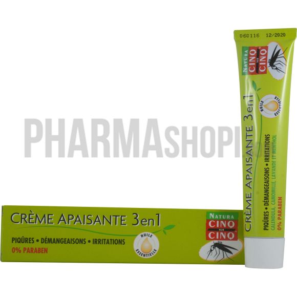 Beruhigende 3-in-1-Creme Cinq sur Cinq - Tube mit 40 g