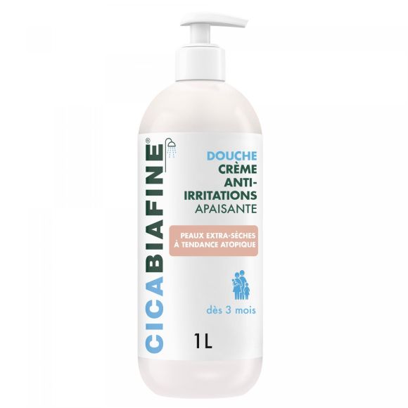 Beruhigende Anti-Irritations-Duschcreme Cicabiafine - Pumpflasche 1L