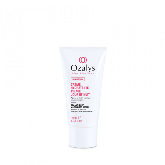 Feuchtigkeitsspendende Gesichtscreme Tag und Nacht Ozalys - Tube mit 40ml