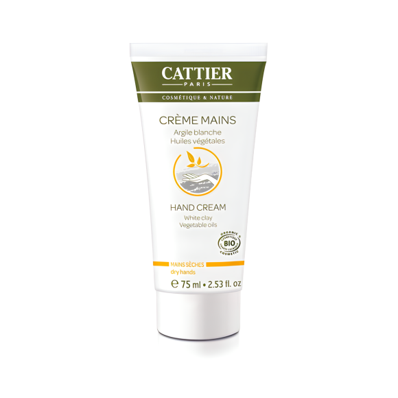 Bio Hand Cream for Dry Skin Cattier - 75 ml tube