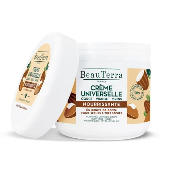 Universelle nährende Creme mit Sheabutter Beauterra - 400ml Dose