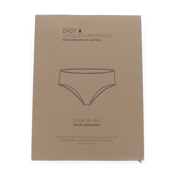 Menstruationsunterhose Easy - eine Unterhose mit ihrer Waschentasche