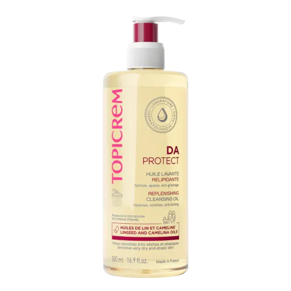 DA Protect reinigendes rückfettendes Öl Topicrem - Pumpflasche 500 ml