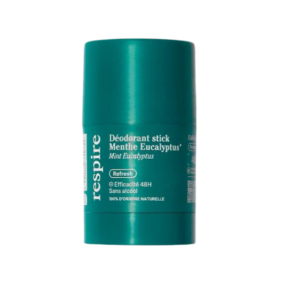 Effektives 48h Bio-Eukalyptus-Minz-Deodorant Solid Respire - 50g Stick