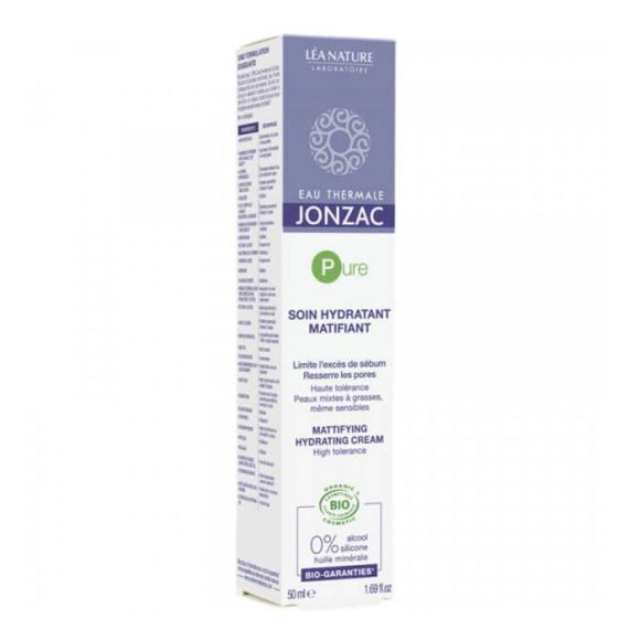 Thermalwasser Jonzac Pure reinigende mattierende Creme Léa Nature - Tube mit 50 ml