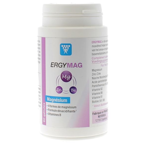 Ergymag Magnesium Nutergia - Dose von 90 Kapseln