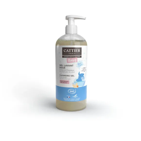 Bio-Baby-Waschgel Cattier - Pumpflasche 500 ml