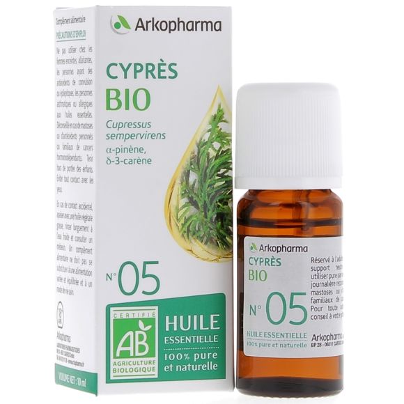 Ätherisches Öl Zypresse Bio Nr. 05 Arkopharma - Flasche mit 10 ml