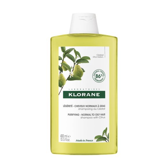 Shampooing mit Cedrat-Pulpe Leichtigkeit Klorane - Flasche mit 400 ml
