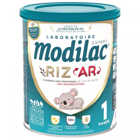 Reisdrinkpulver 1. Alter 0-6 Monate AR Modilac Expert - Dose mit 800 g