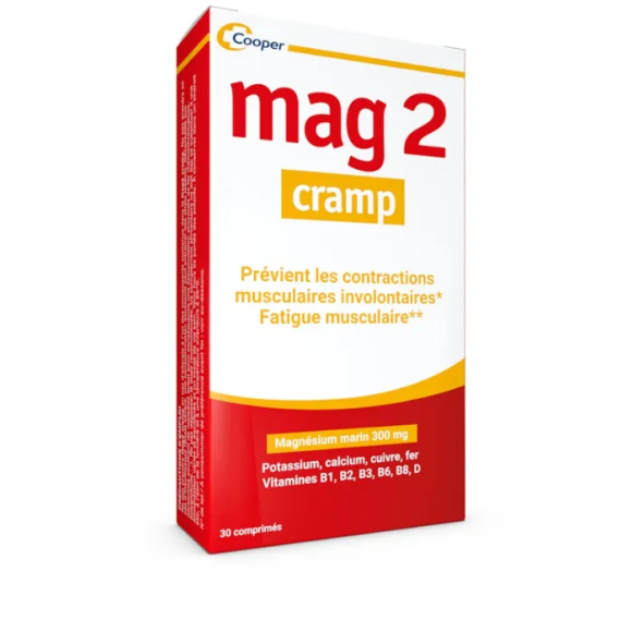 Mag 2 Krampfmagnésium aus Meerwasser - Packung mit 30 Tabletten