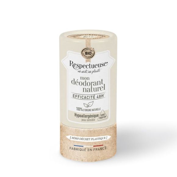 Mein hypoallergenes, biologisches Naturdeodorant Respectueuse - Stick mit 50g