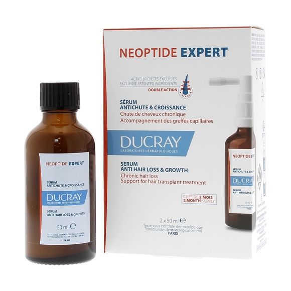 Neoptide Expert Anti-Haarausfall- und Wachstumsserum Ducray - 2er-Pack mit 50 ml Sprays