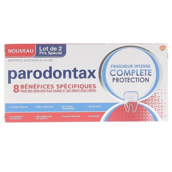 Parodontax intensive Frische vollständiger Schutz - 2 Tuben à 75 ml