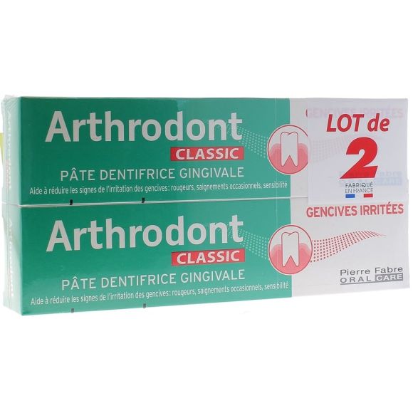 Zahnpasta für das Zahnfleisch Classic Arthrodont - 2er-Pack à 75 ml