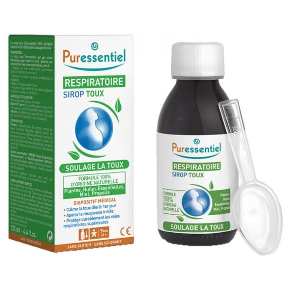 Atemweg Husten Sirup Puressentiel - Flasche mit 125 ml