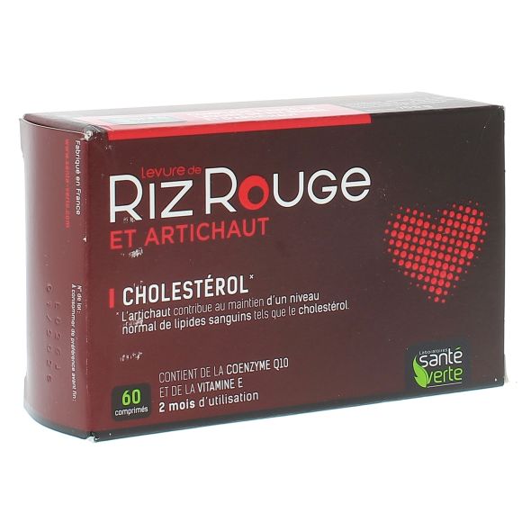 Rotes Reismehl verstärkte Formel Gesundheit Grün - 60 Tabletten
