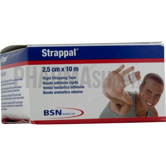 Strappal Klebeband starr - Band von 2,5 cm x 10 m