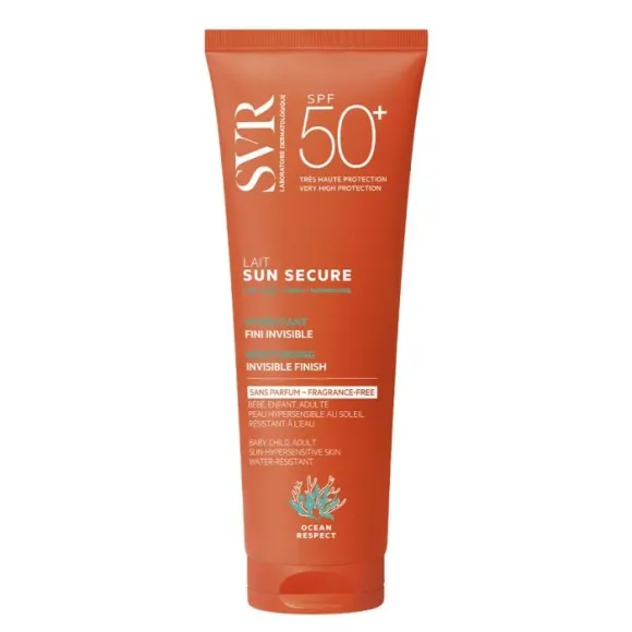 Sun Secure Duftfreies Feuchtigkeitsmilch SPF50+ SVR - Tube mit 250ml
