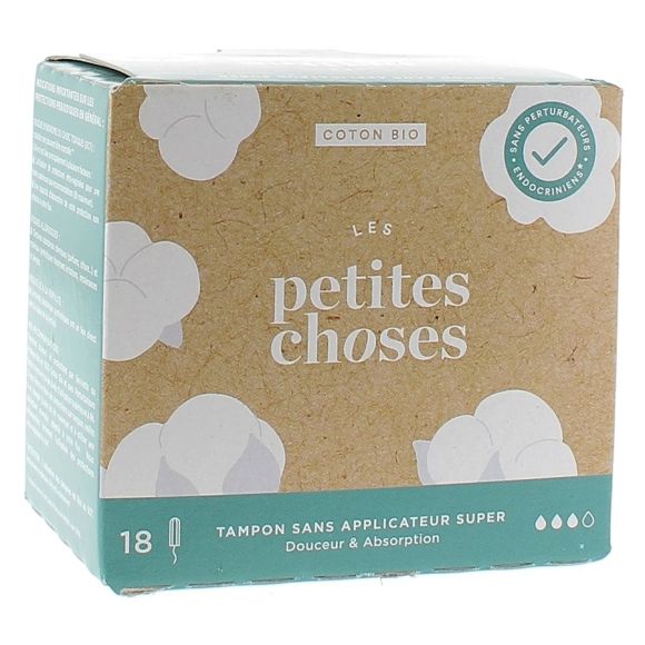 Super Tampons ohne Applikator Les Petites Choses - Box mit 18 Tampons