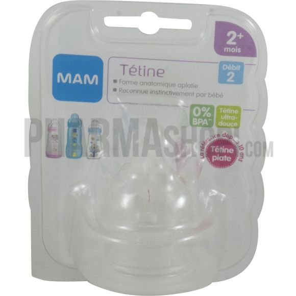 Flache Sauger Fluss 2 mittel 2 Monate + Mam - 2 Sauger